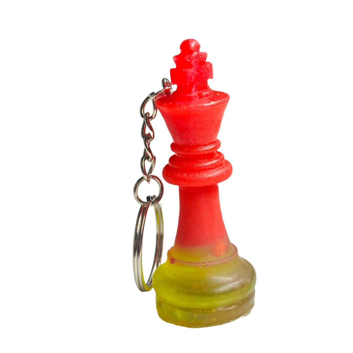 Red/Yellow King - Handmade Resin Keychain