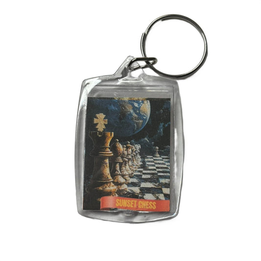 Space View - Chess  Photo Keychain