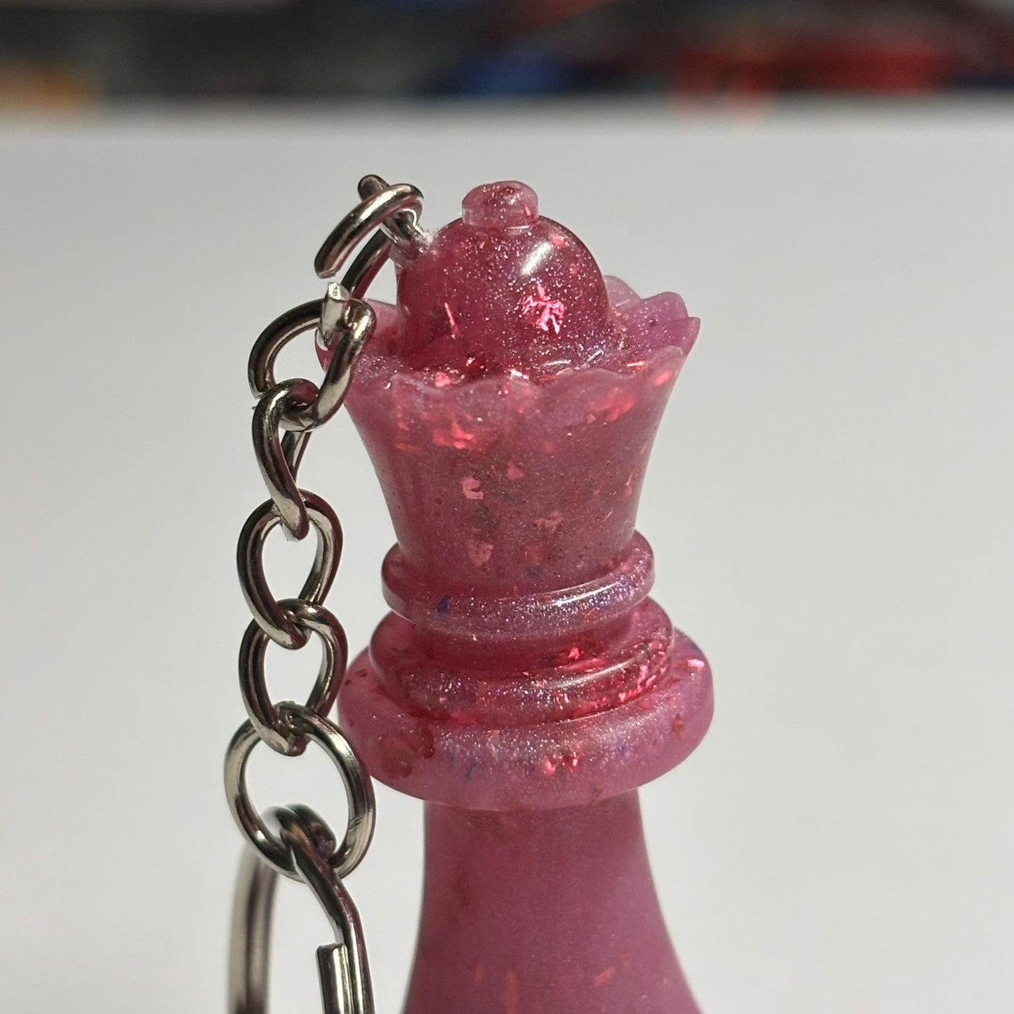 Solid Royal Purple - Handmade Resin Keychain