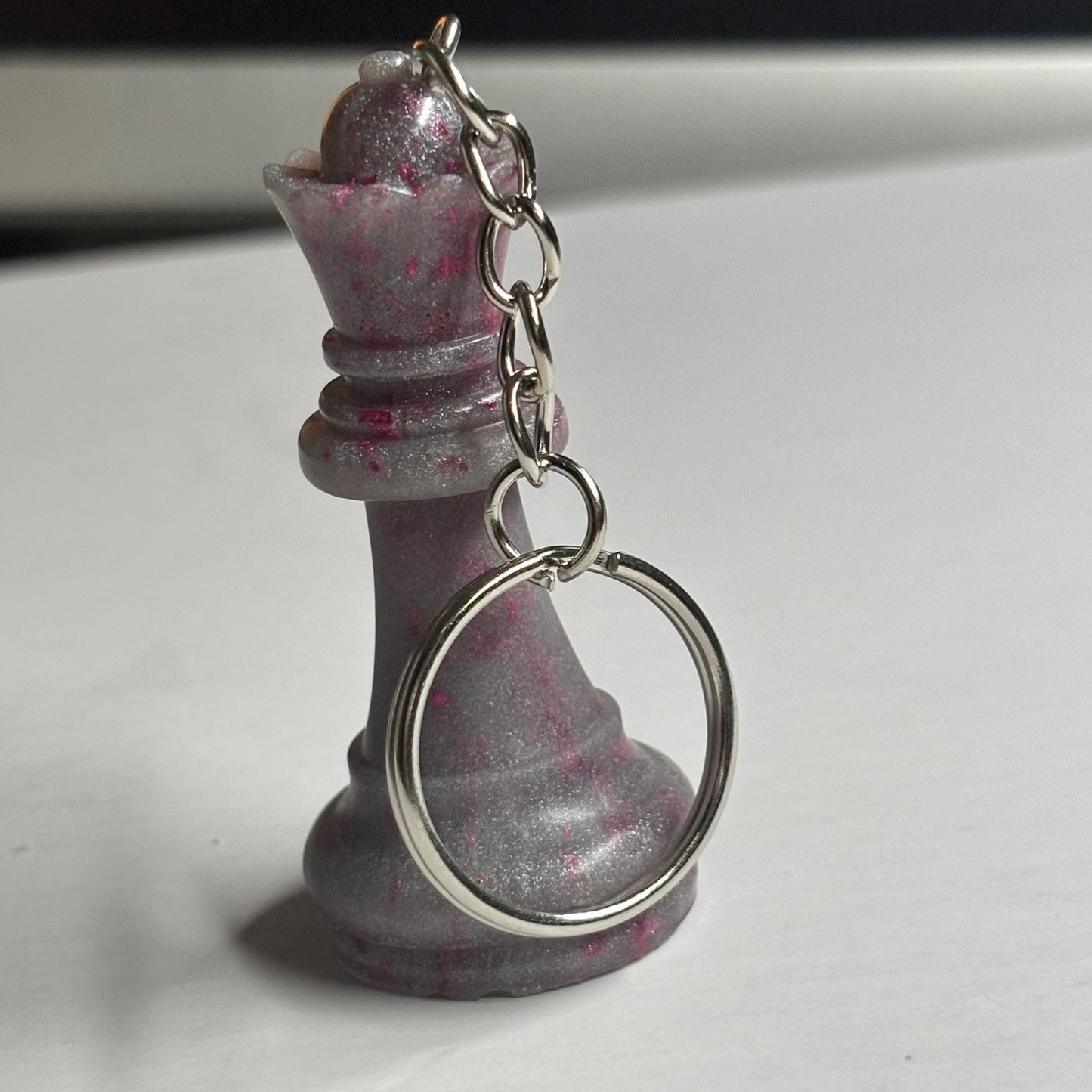 Night Purple Queen - Handmade Resin Keychain