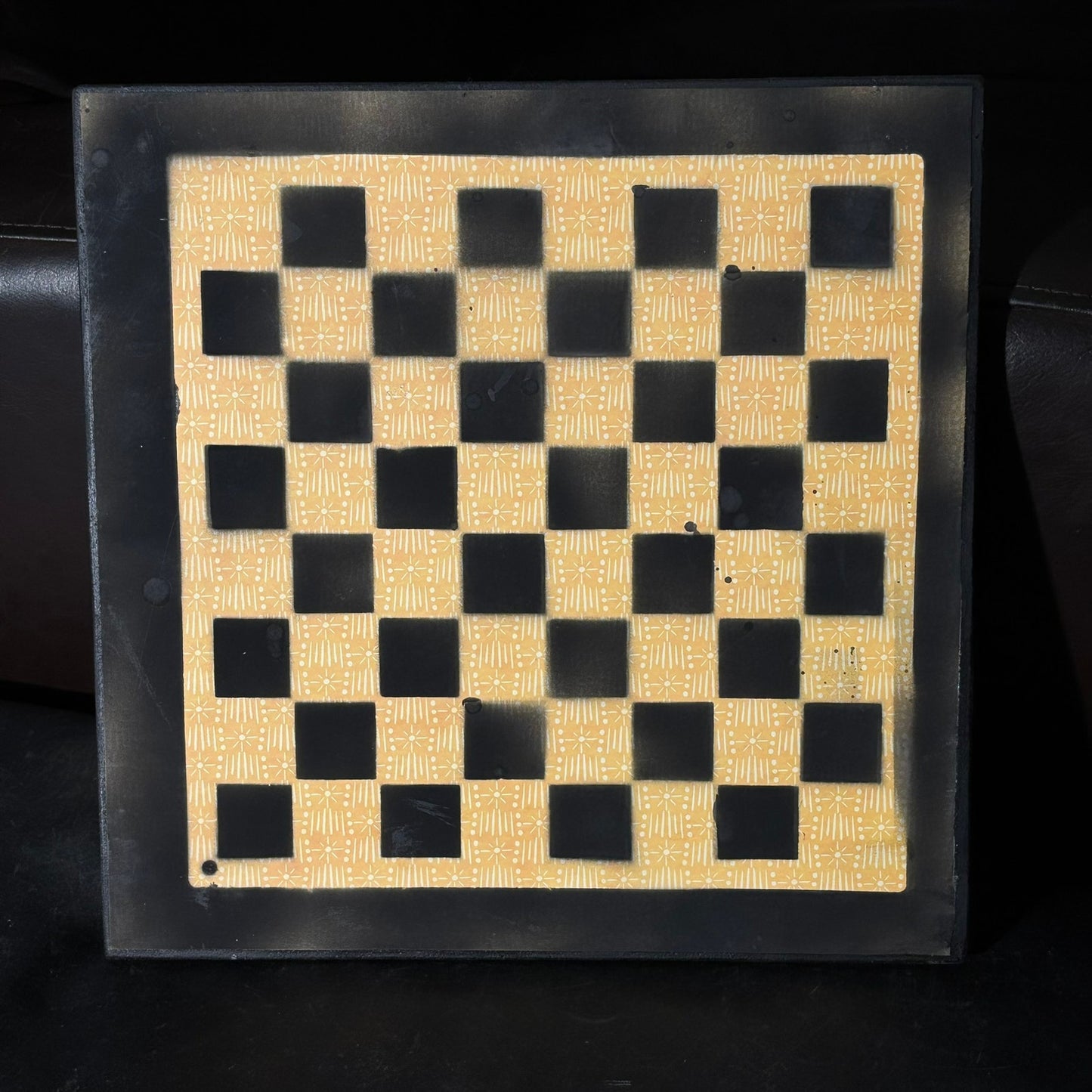 Splendid Yellow - Scrapbook Chess Board