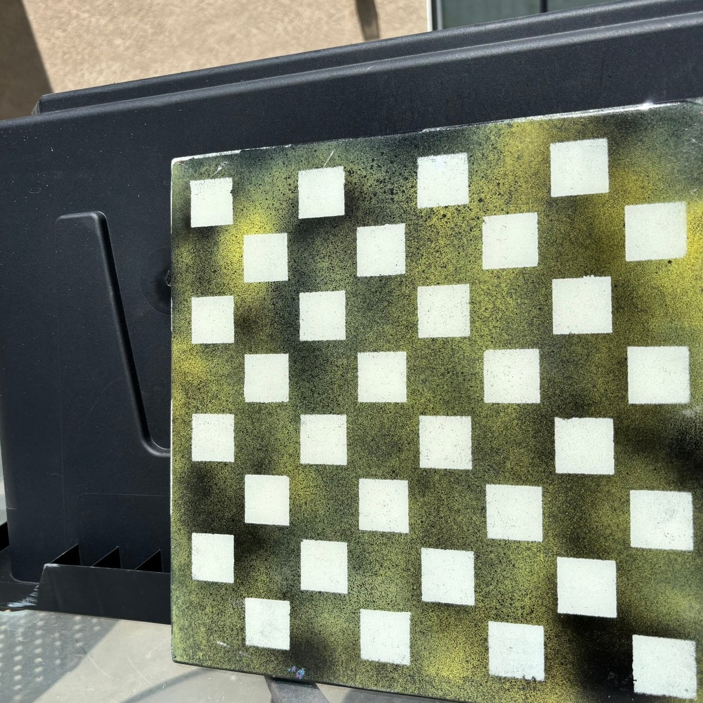 Swamp Green - Resin Coated Chess Board