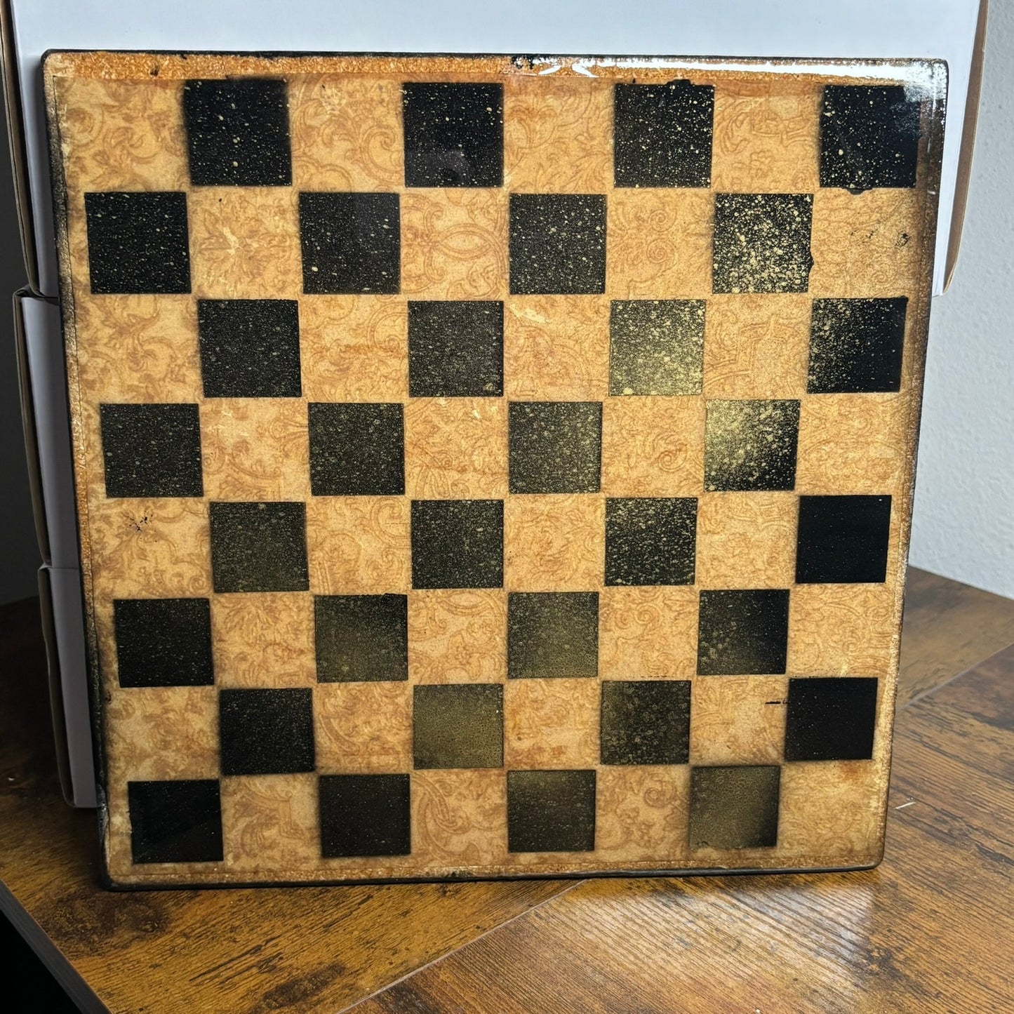 Classic Yellow - Resin Coated Chess Board