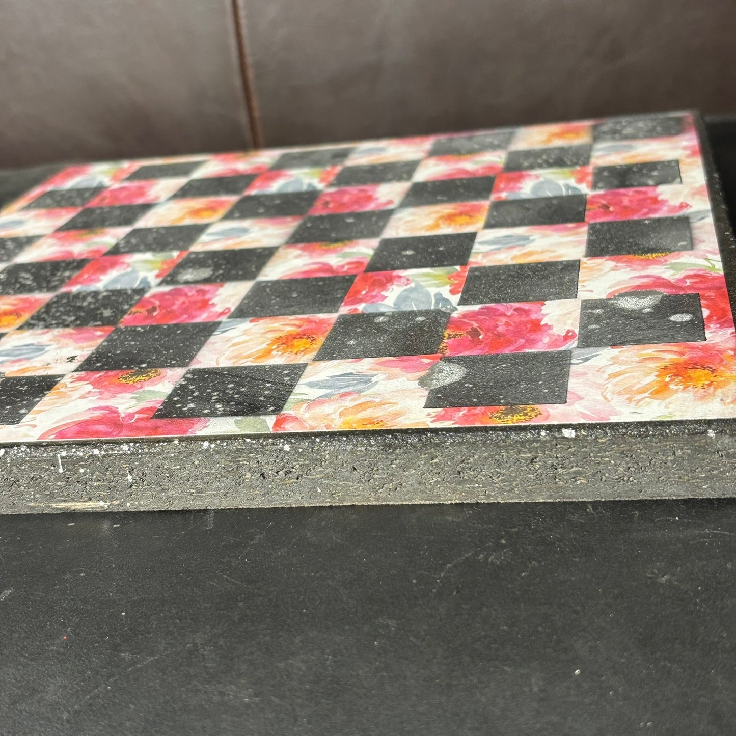 Misty Garden - Scrapbook Chess Board