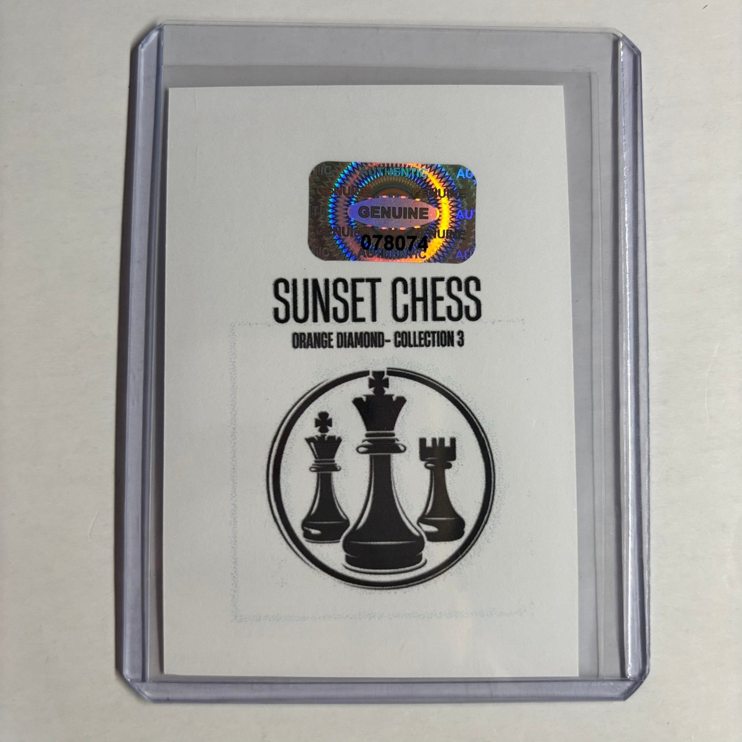 Orange Diamond Collection 3 - Trading Card