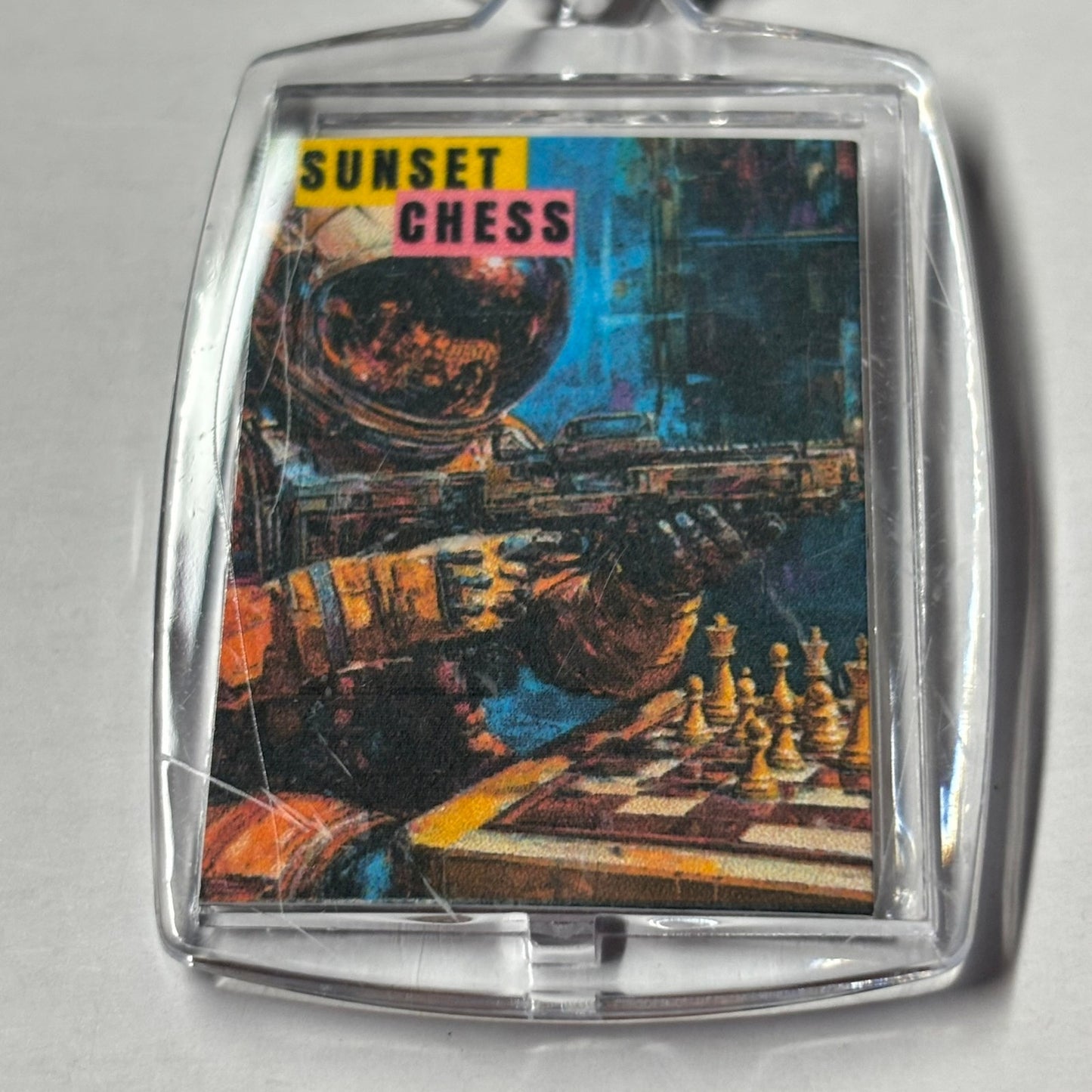 Space Wars - Chess  Photo Keychain