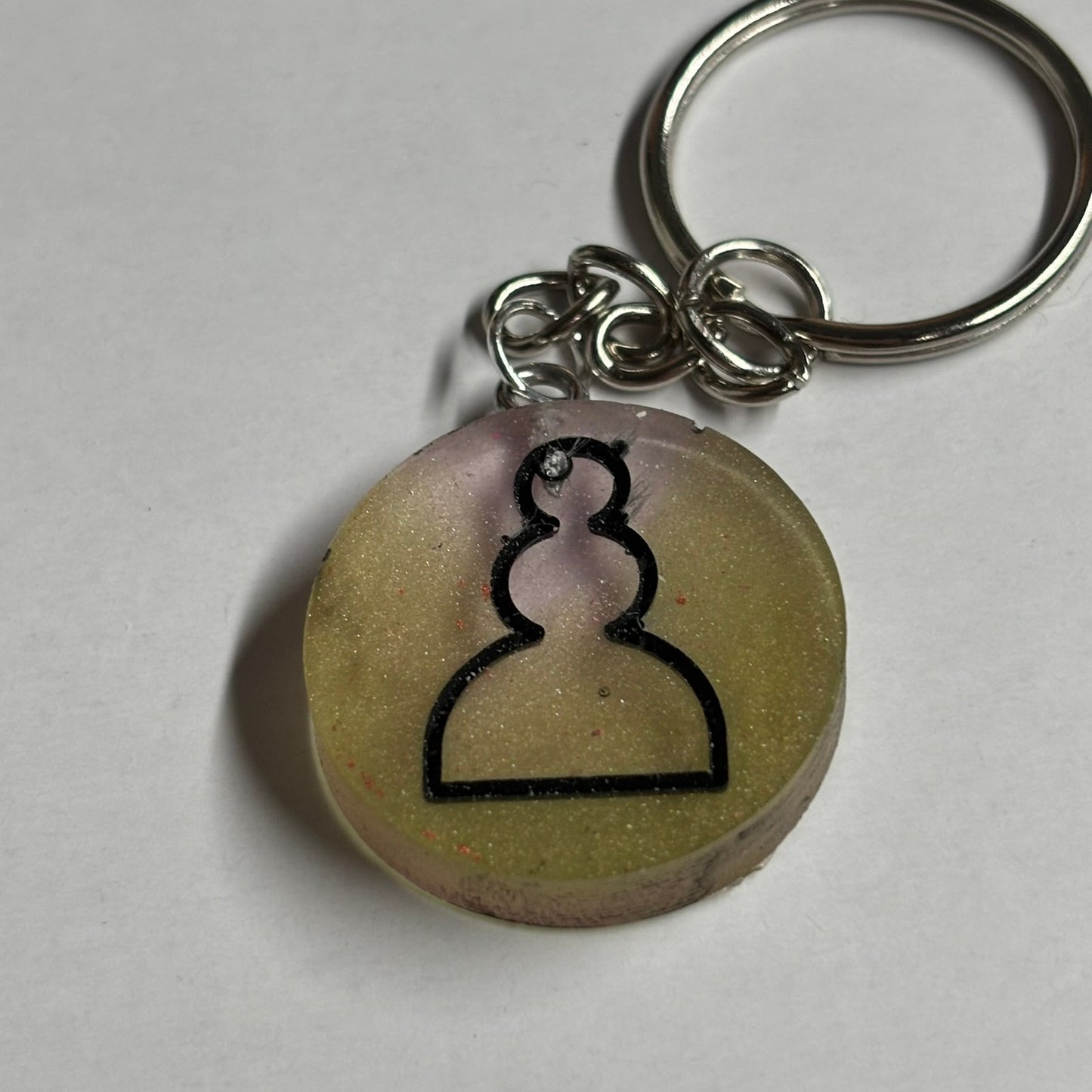 Desert Mist Pawn - Handmade Resin Keychain