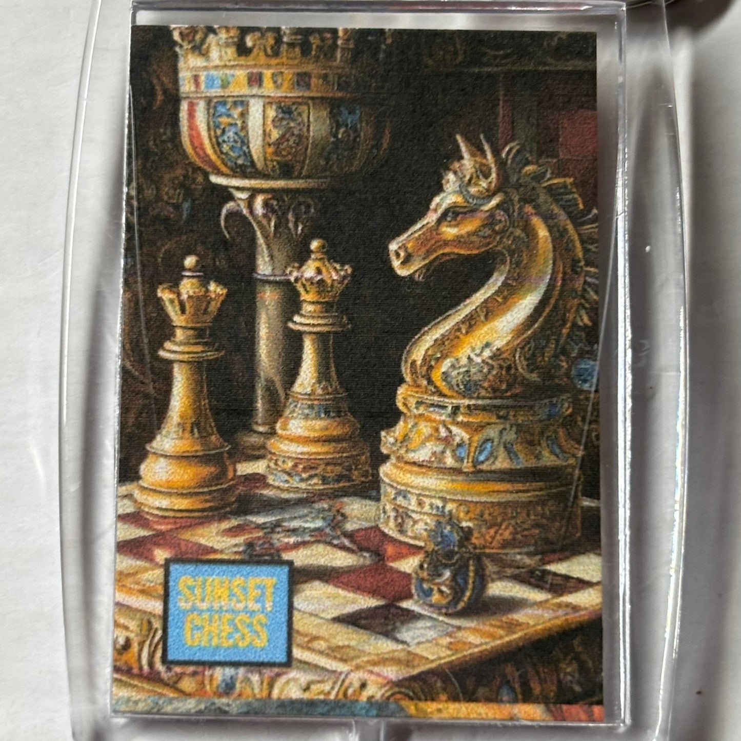Fancy Game - Chess  Photo Keychain