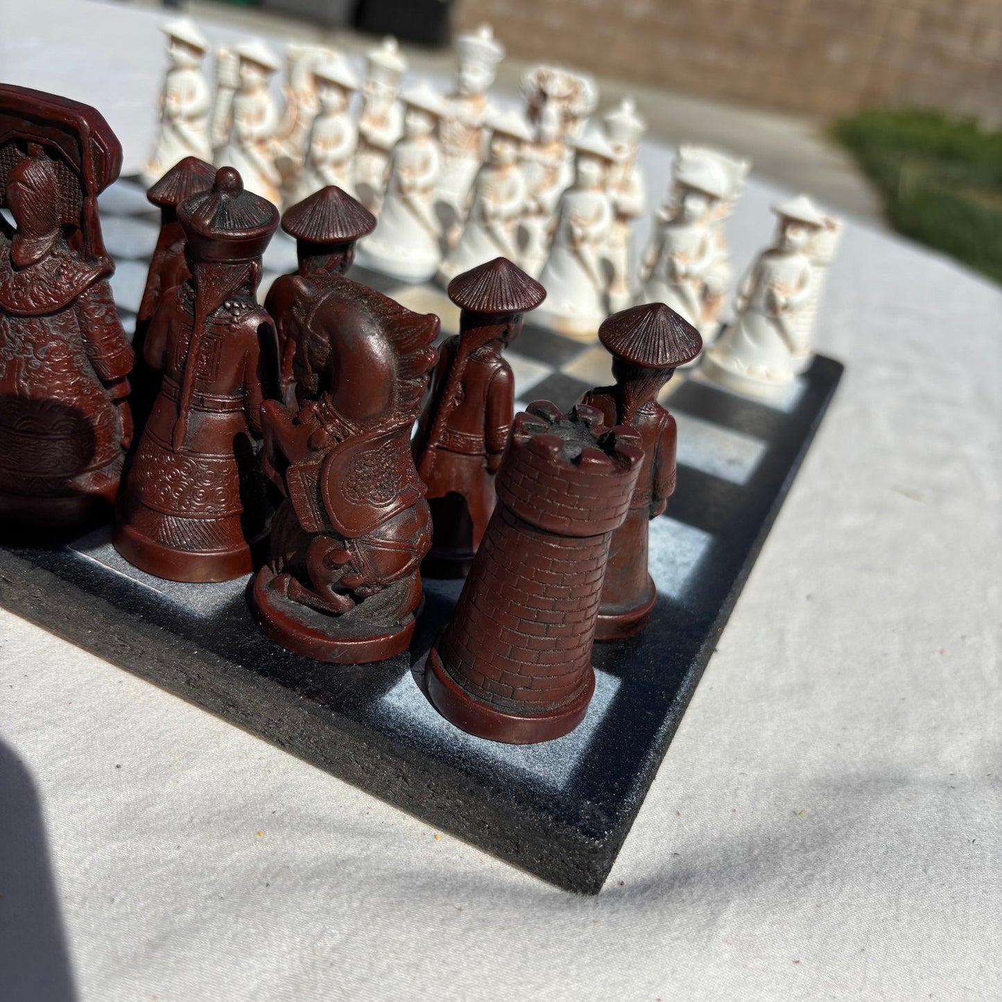 Golden Black - Chinese Edition Chess Set