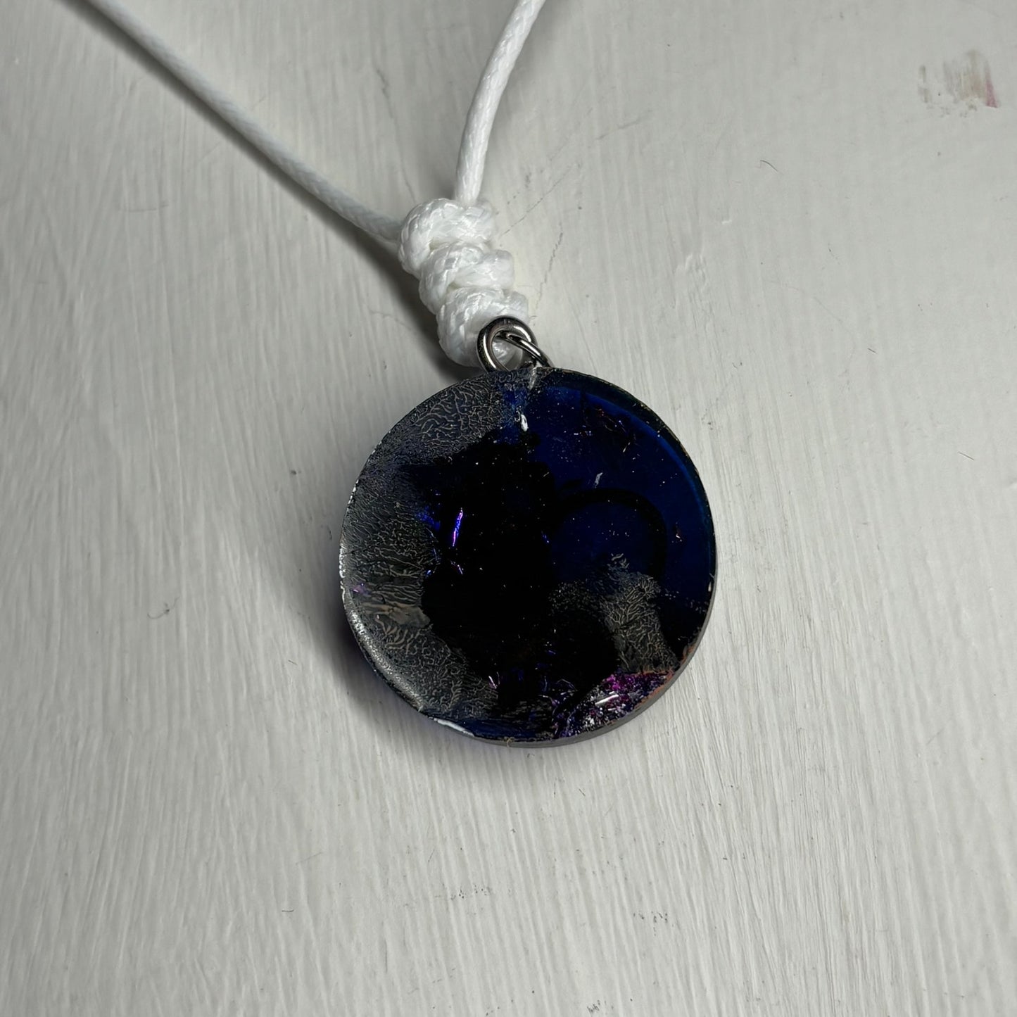 Royal Orange - Handmade Resin Chess Necklace