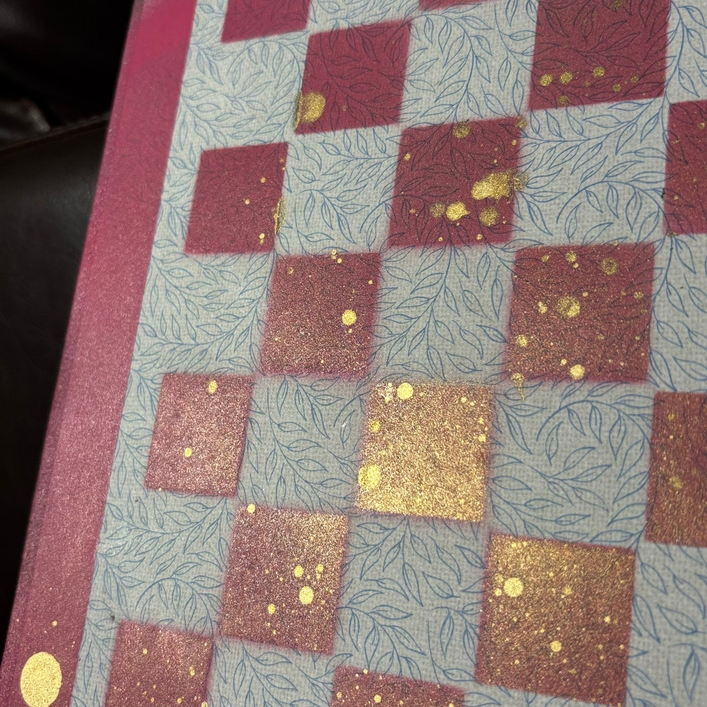 Classic Pink - Scrapbook Chess Board