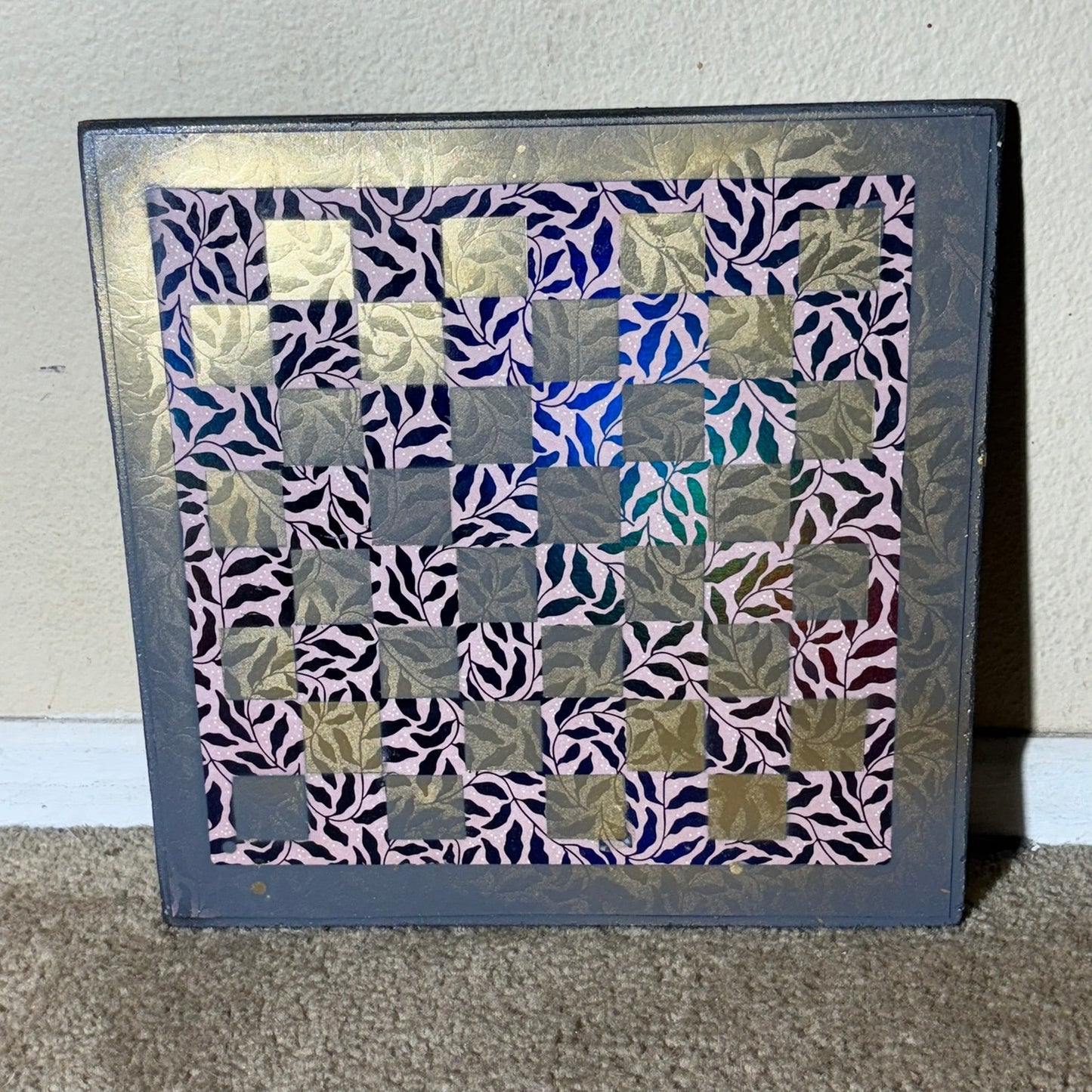 Vintage Gold - Scrapbook Chess Board