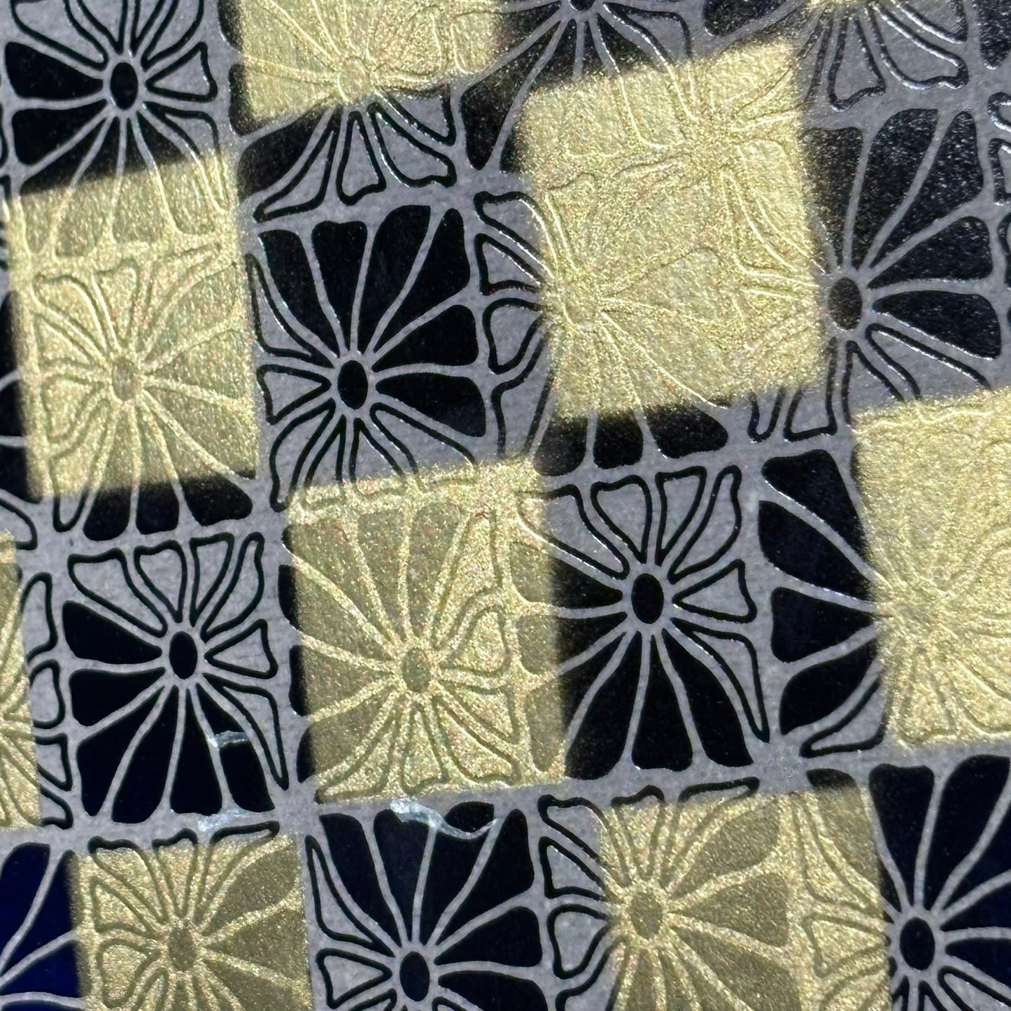 Golden Black & White - Scrapbook Chess Board