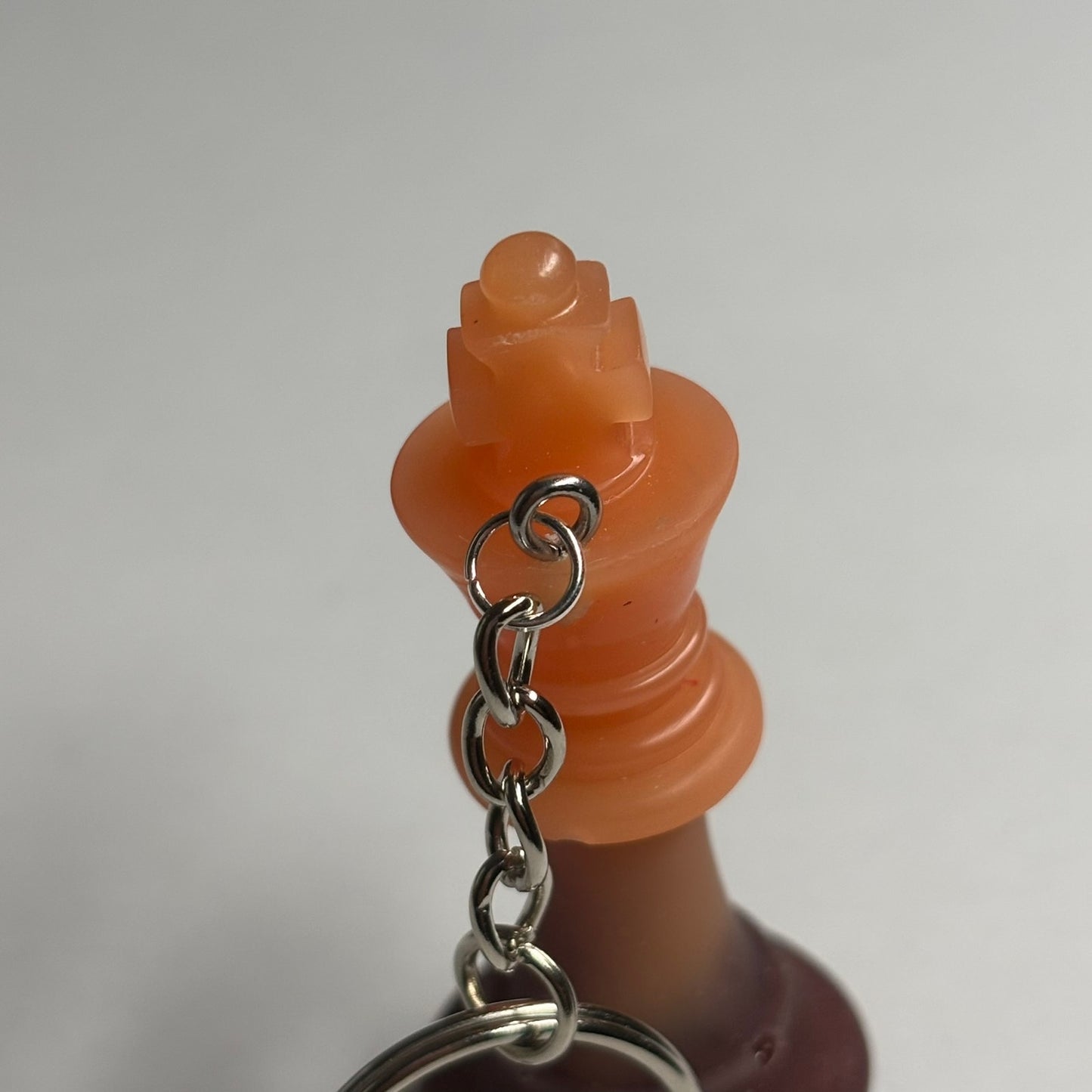 Orange/Brown King - Handmade Resin Keychain