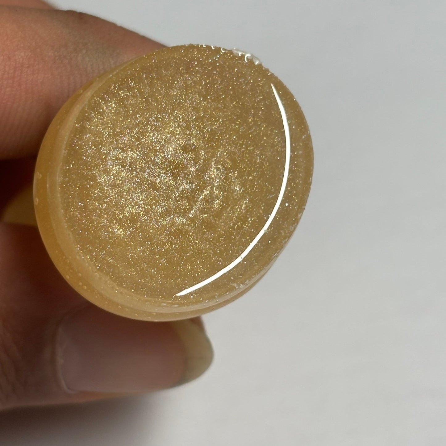 Cream Yellow King - Handmade Resin Keychain