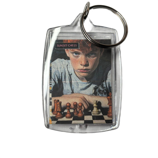 A Kids Game - Chess  Photo Keychain