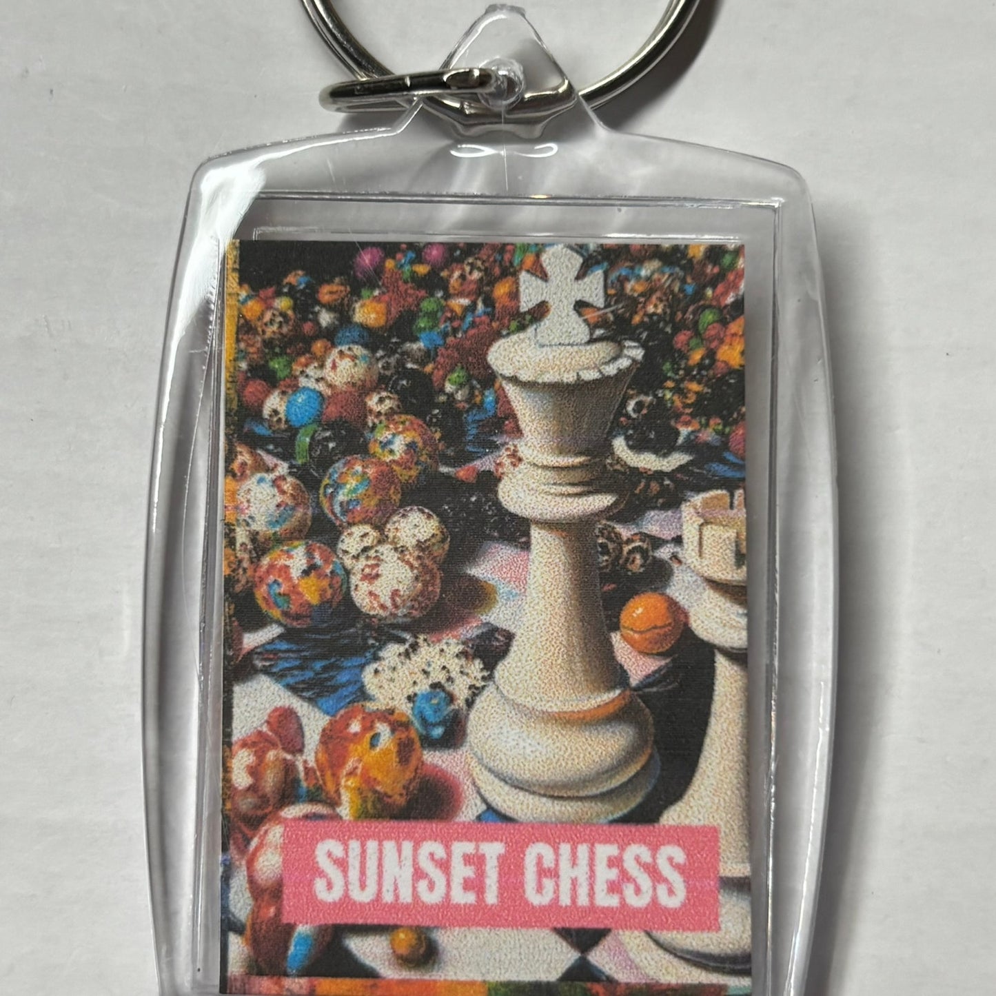 King Stands - Chess  Photo Keychain
