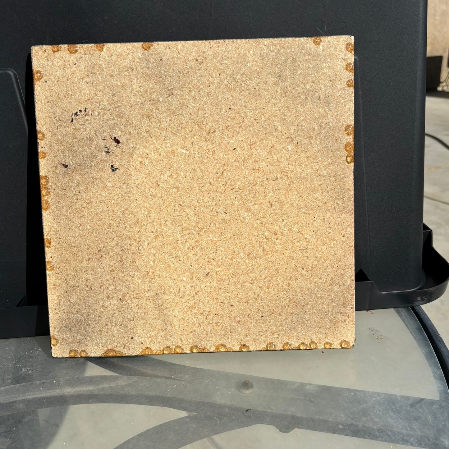 Burgundy Rust - Resin Coated Chess Board