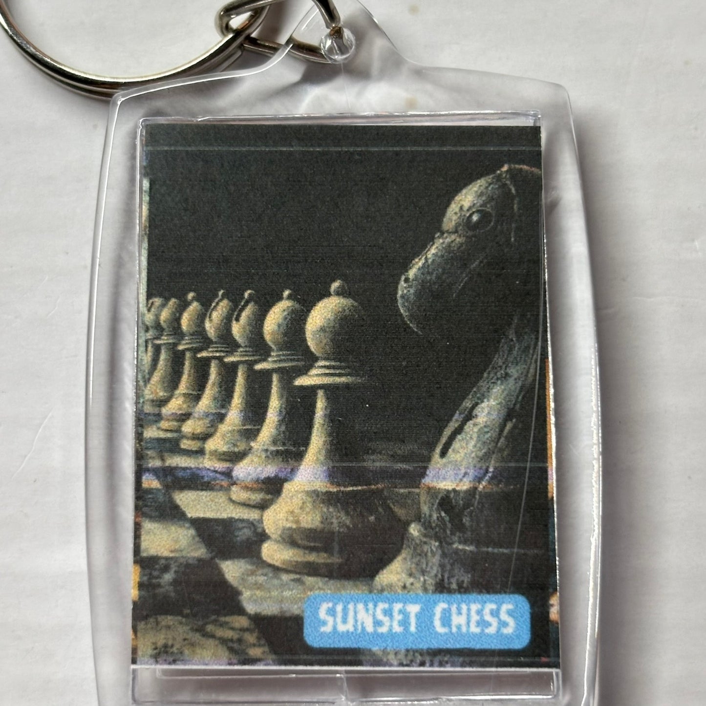 Battle Tested - Chess  Photo Keychain