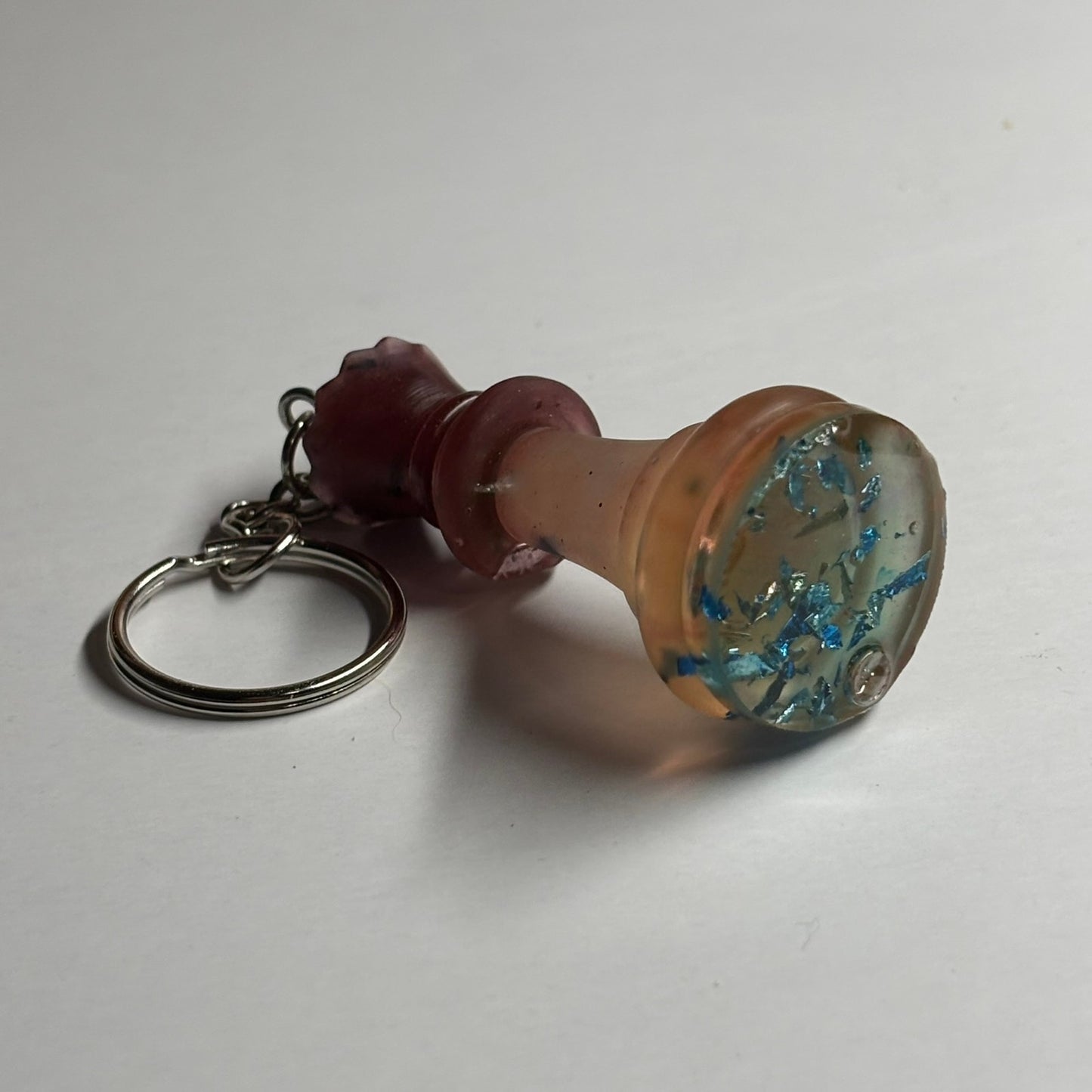 Ocean Beach Queen - Handmade Resin Keychain