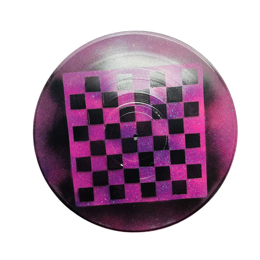 Dark Purple Void - Vinyl Chess Board