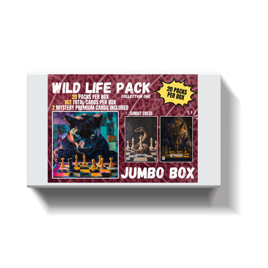 Wild Life Box 1 - Jumbo Box Pack - Chess Trading Cards