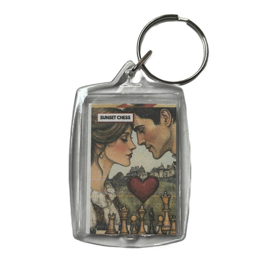 Bound Together - Chess  Photo Keychain
