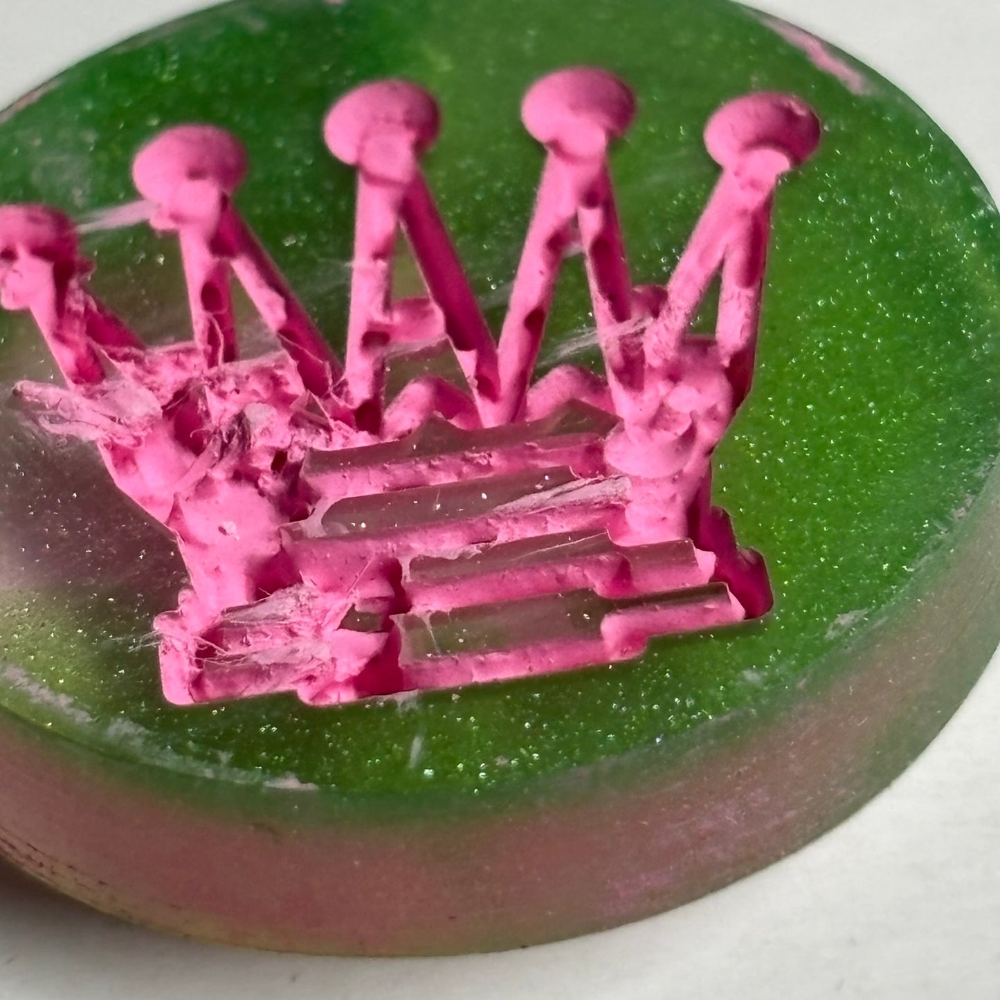Queens Pink Desire Handmade Resin Keychain - Flat Edition