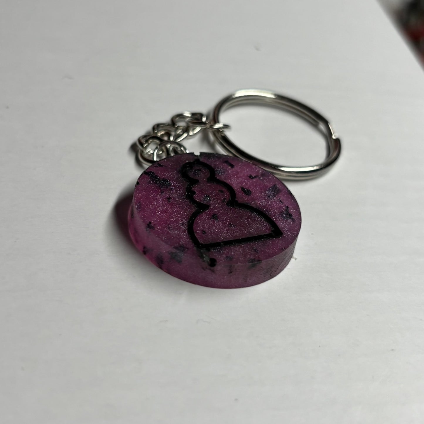 Spotted Velvet Pawn - Handmade Resin Keychain
