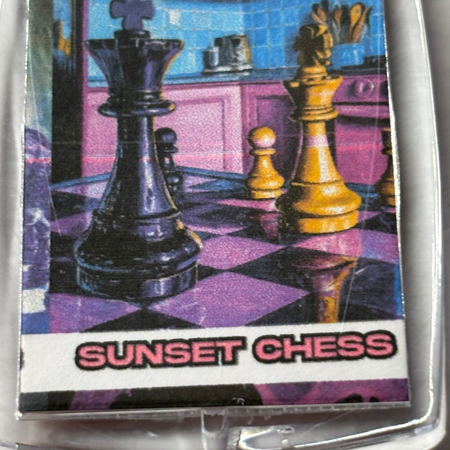 Countertop - Chess  Photo Keychain