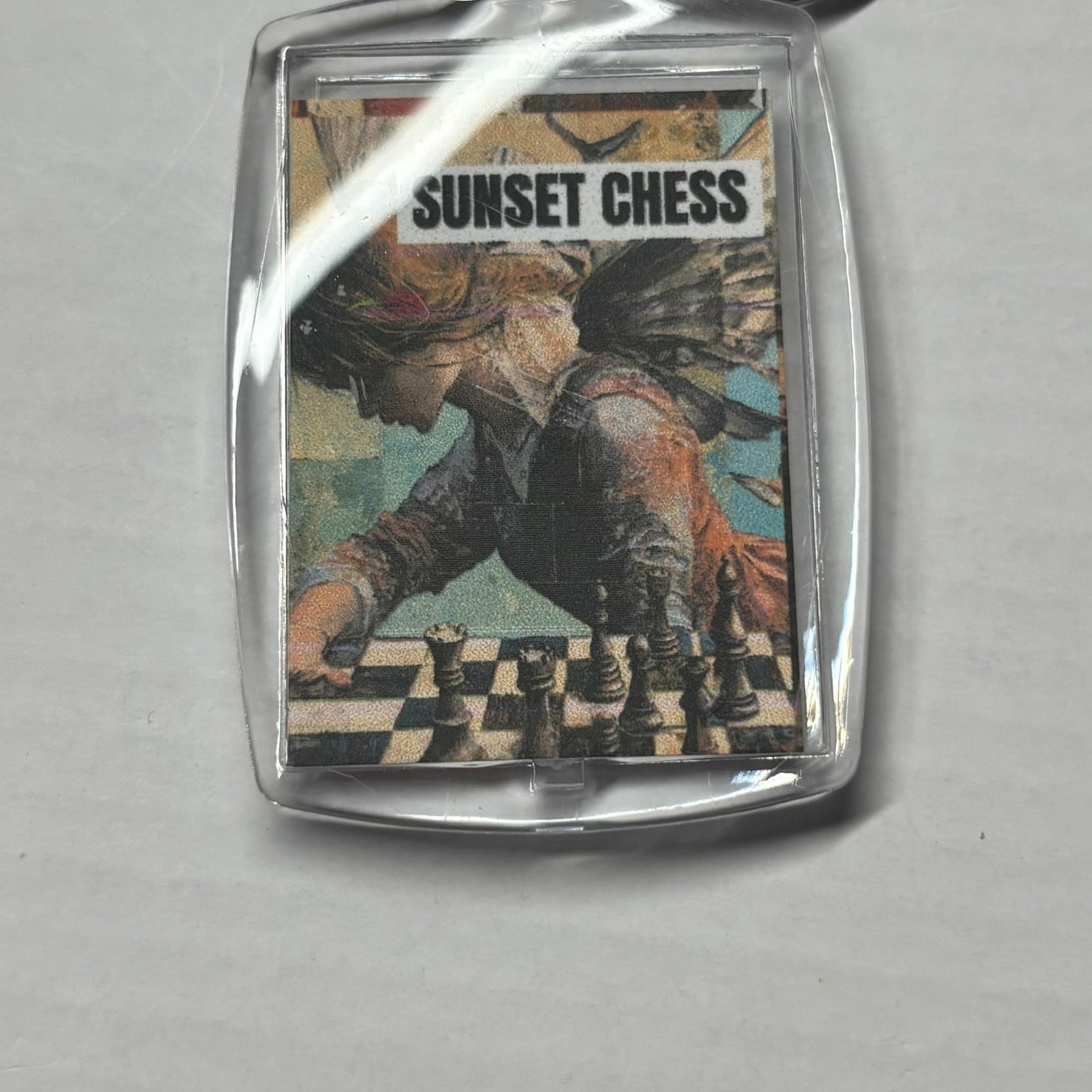 Bird Woman - Chess  Photo Keychain