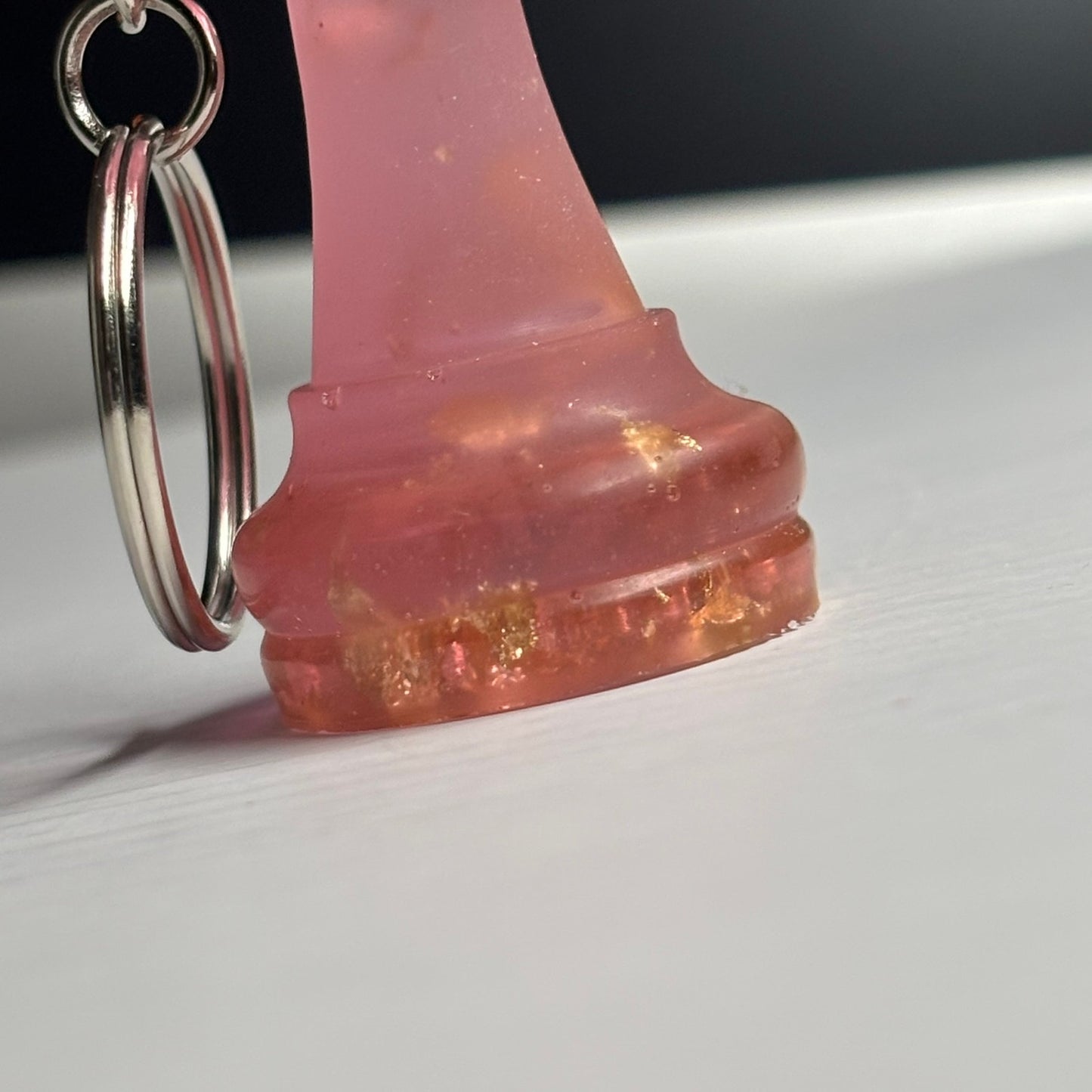 Royal Pink King - Handmade Resin Keychain