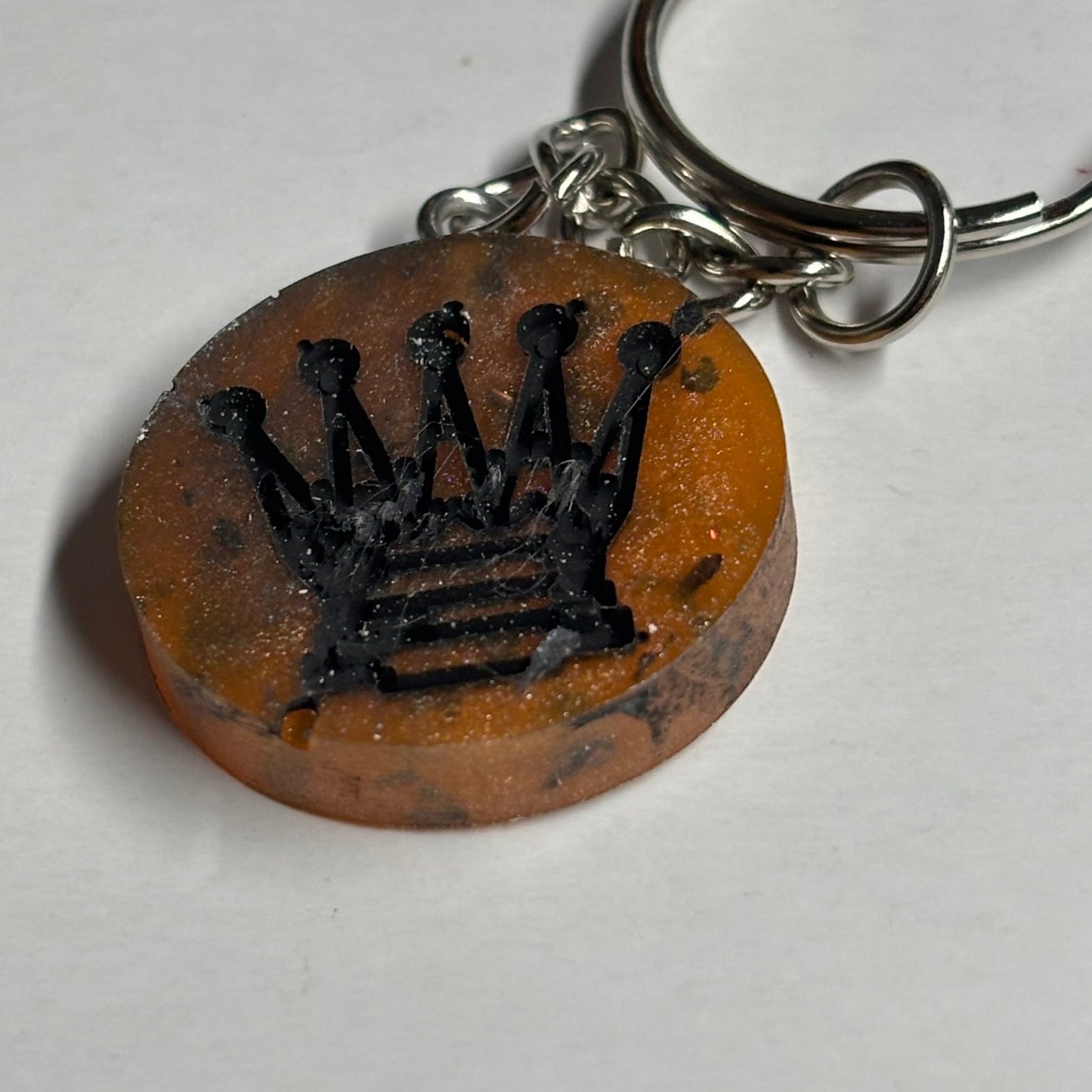 Lava Queen - Handmade Resin Keychain