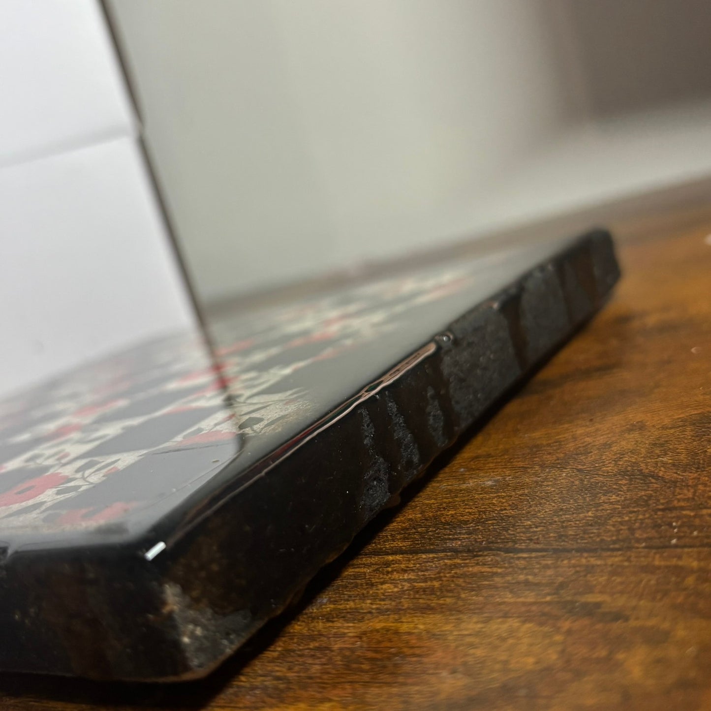 Fancy Flowers - Resin Coated Chess Board