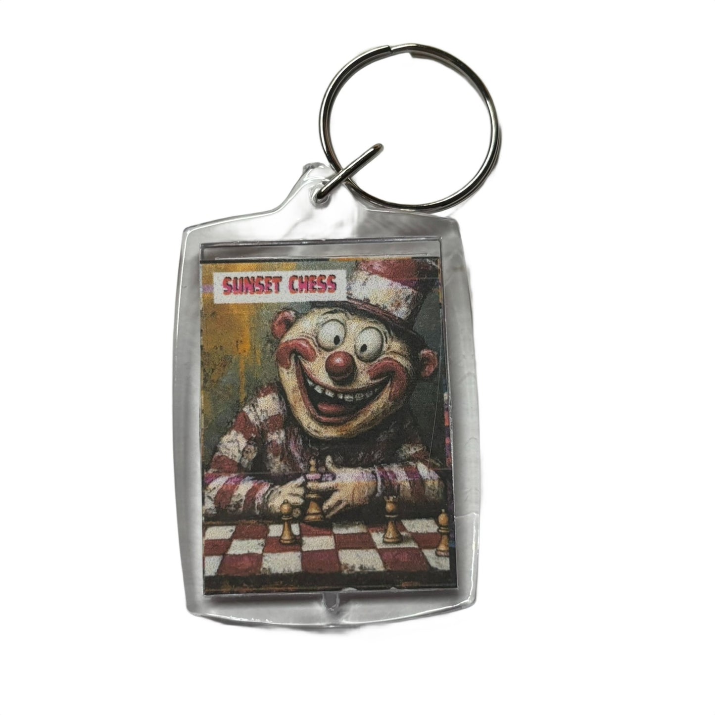 Prison Clown - Chess  Photo Keychain