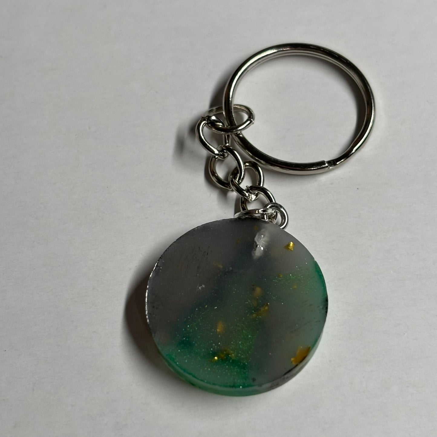 Vintage Green Pawn - Handmade Resin Keychain