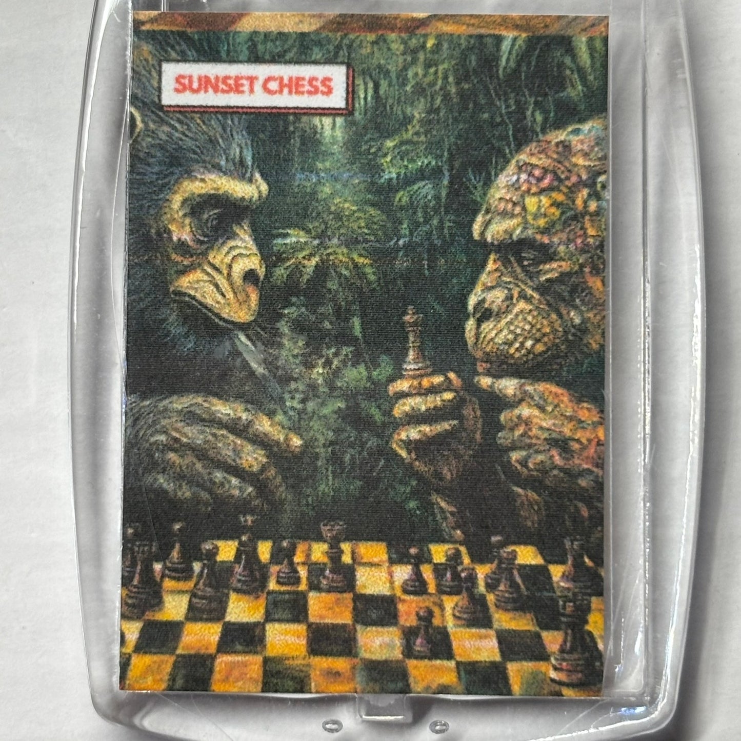 Jungle Games - Chess  Photo Keychain