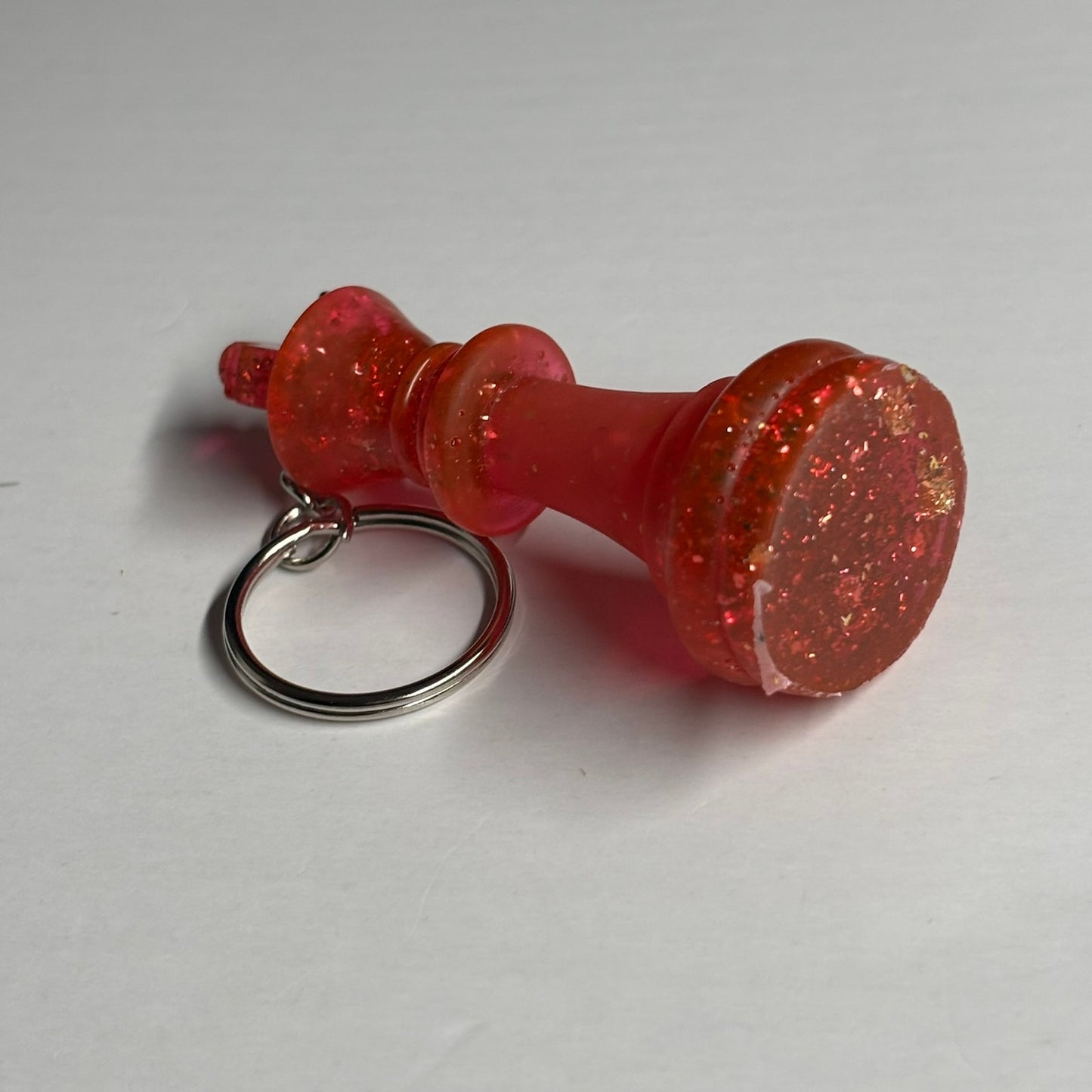 Red Royal King - Handmade Resin Keychain