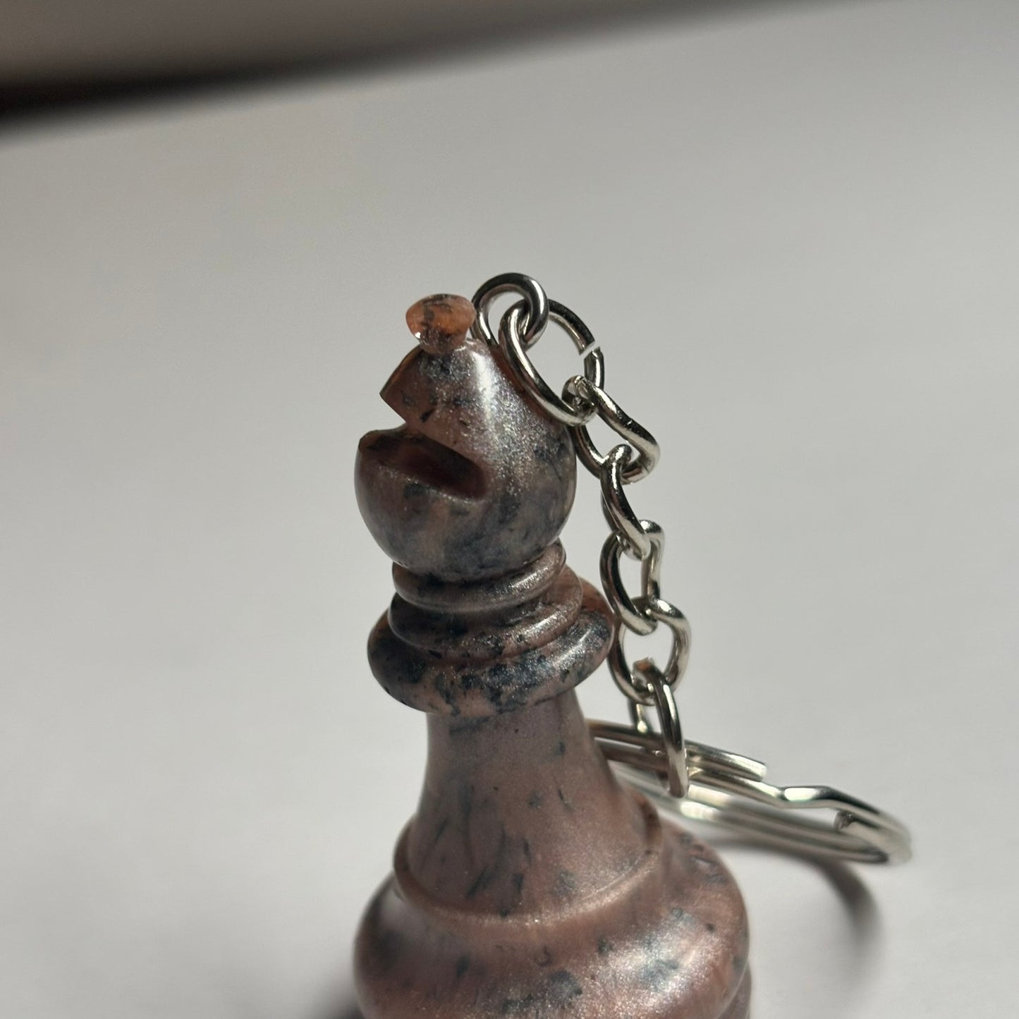 Rustic Bishop - Handmade Resin Keychain