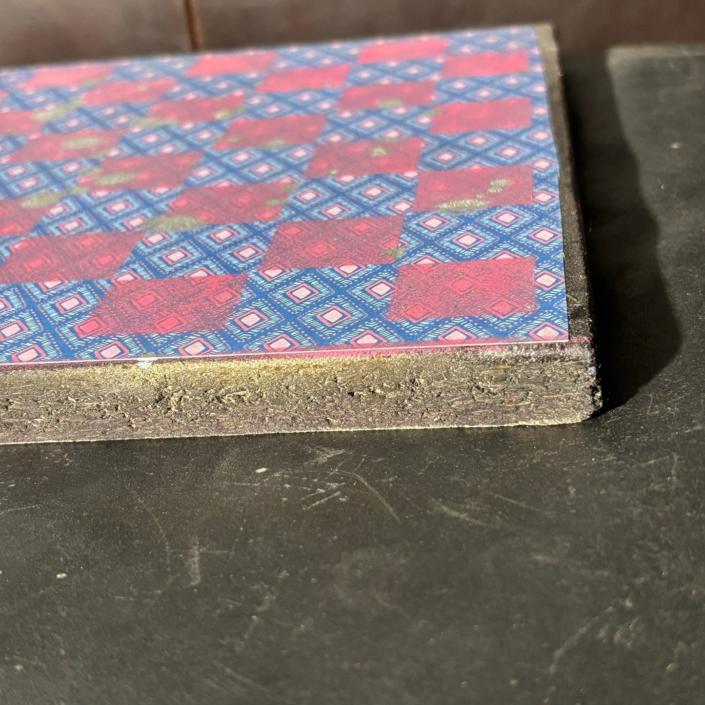 Pink & Blue - Scrapbook Chess Board