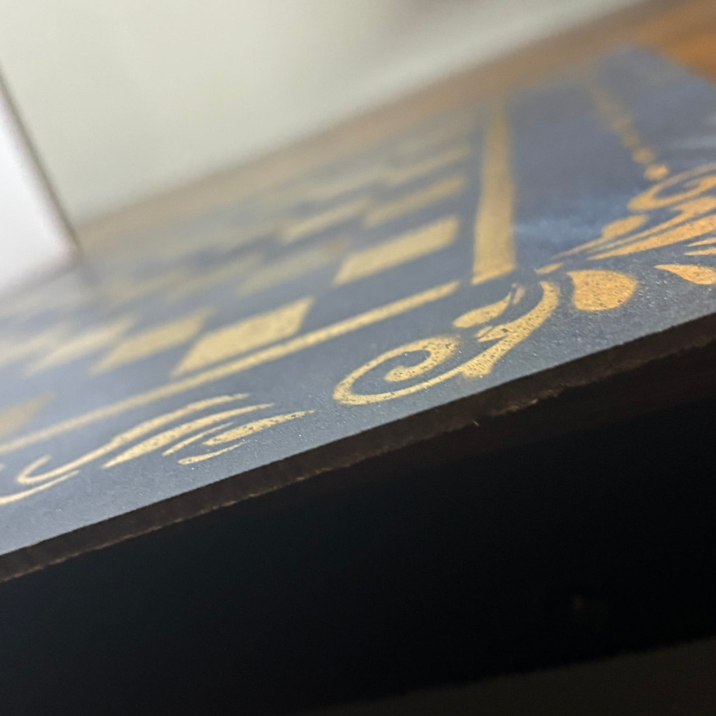 Simple Gold - Painted Chess Board