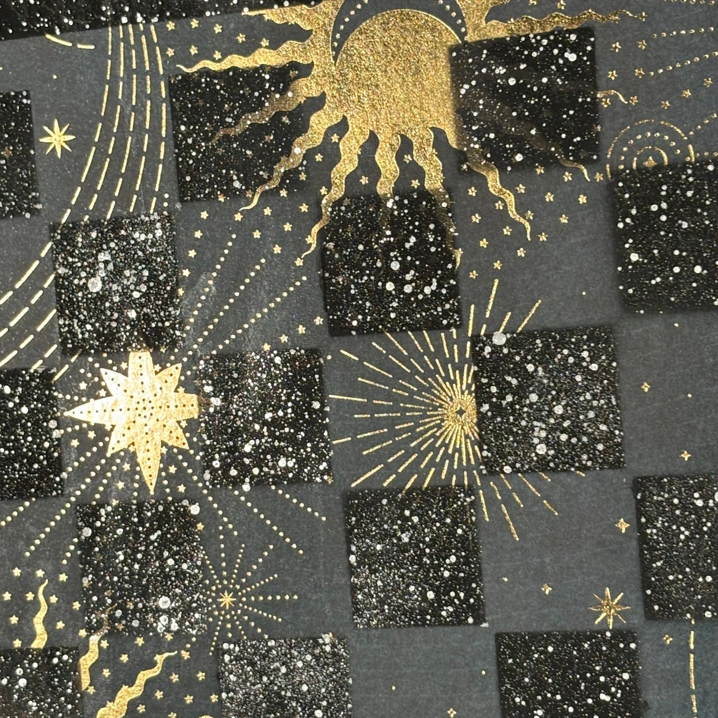 Space Stars - Scrapbook Chess Board