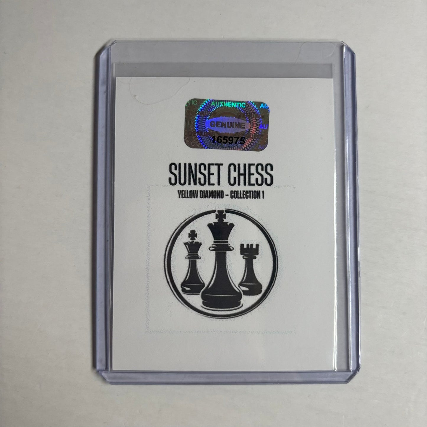 Yellow Diamond Collection 1 - Trading Card