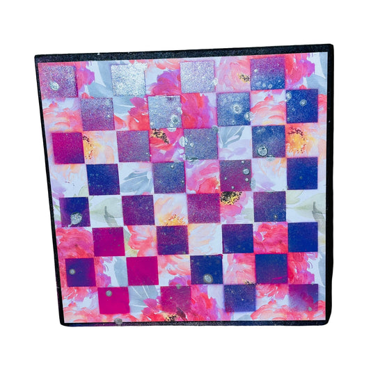 Pink Purple Sublime - Scrapbook Chess Board