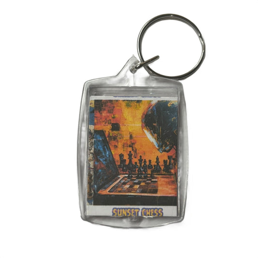Fire Mind - Chess  Photo Keychain