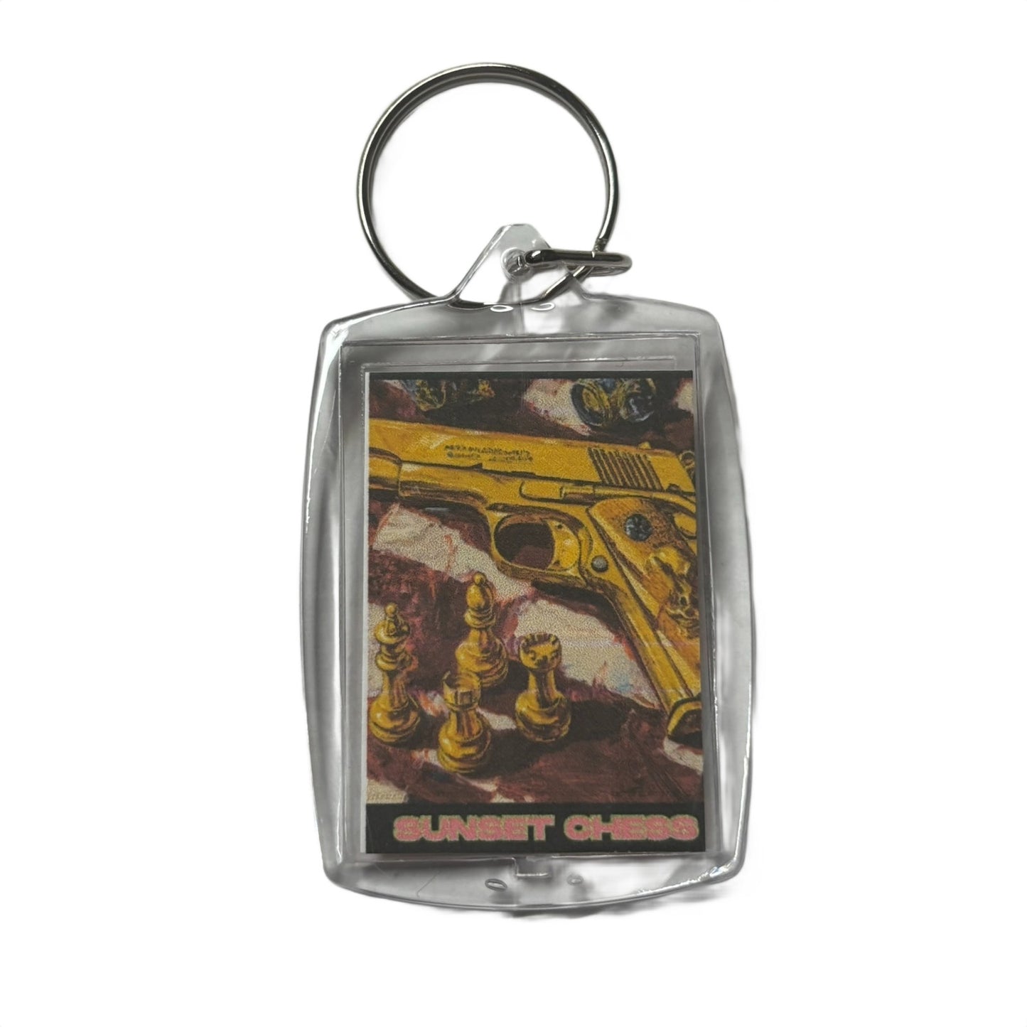 Yellow Blaster - Chess  Photo Keychain