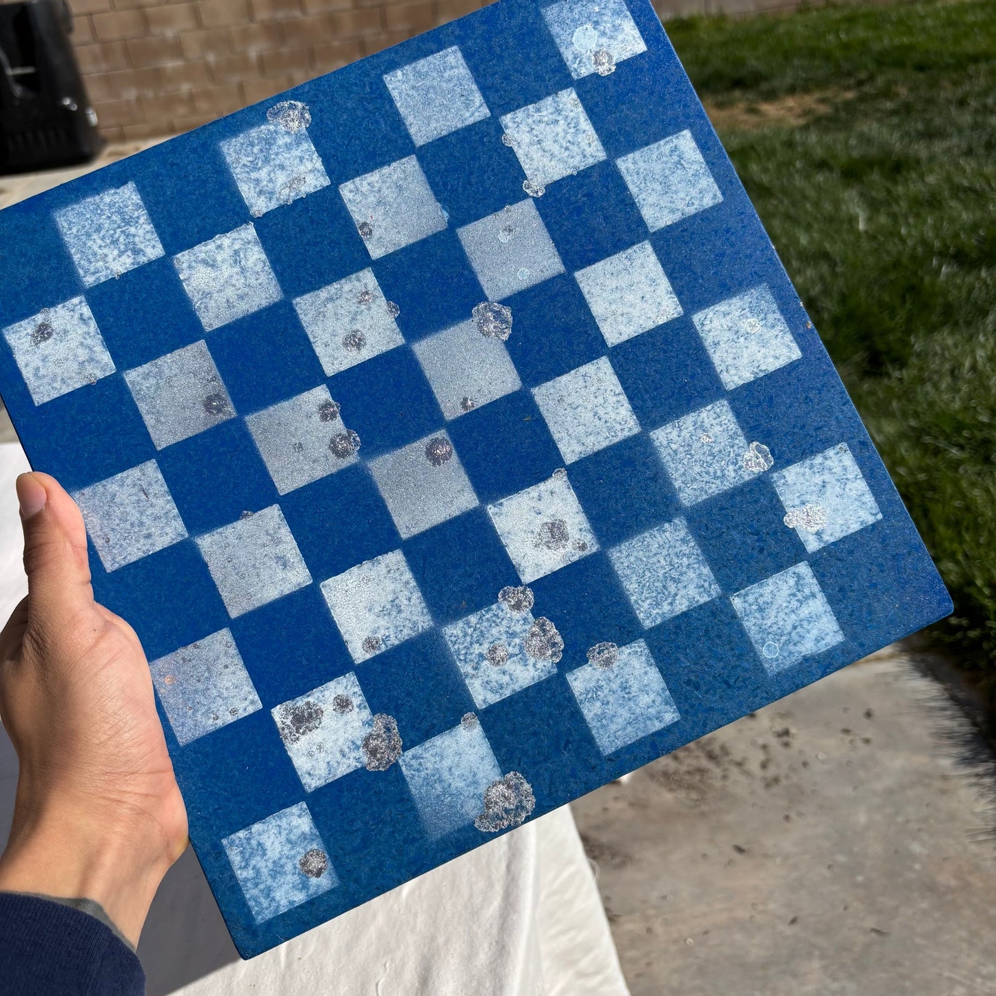 Candy Blue - Chinese Edition Chess Set