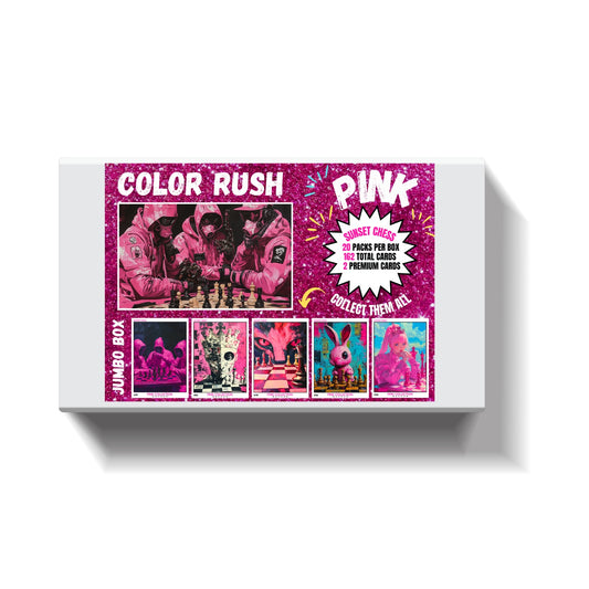 Pink Color Rush - Jumbo Box Pack - Chess Trading Cards