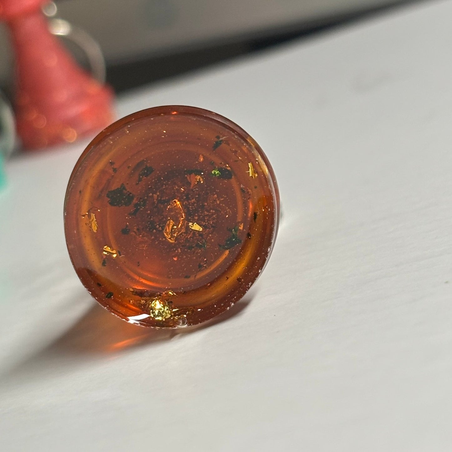 Amber Queen - Handmade Resin Keychain
