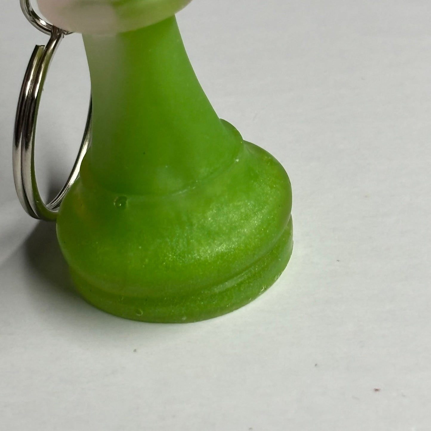 Green Flow King - Handmade Resin Keychain